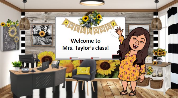 bitmoji welcome for blackboard
